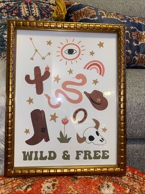 Western Wild & Free Wall Decor